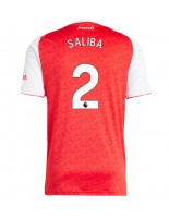 Arsenal William Saliba #2 Kotipaita 2025-26 Lyhythihainen